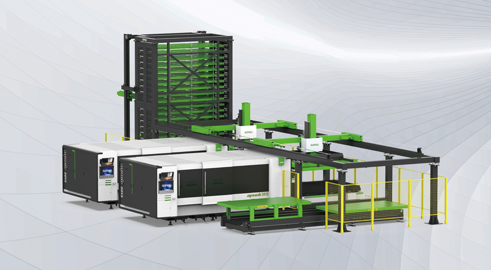 板材激光切割自動(dòng)上下料解決方案